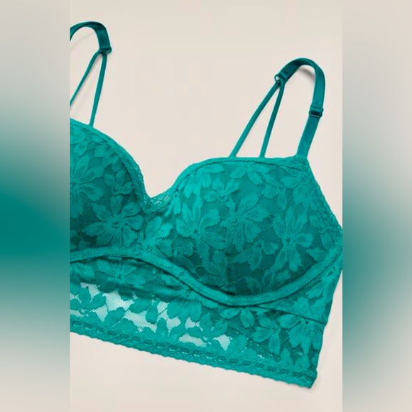 PINK Lace Wired Push Up Bralette - Picture 2 of 13